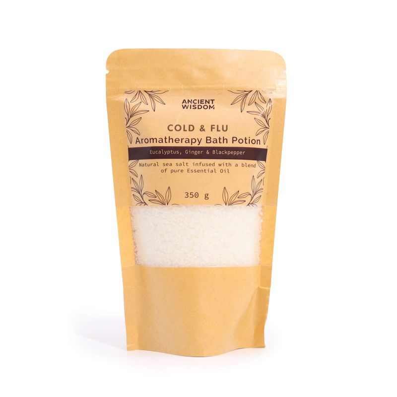 Aromatherapie Bad Zout - 350gr - Verkoudheid en Griep