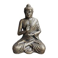Grote Antiek Gouden Mediterende Boeddha in Stupa – 1,5 m
