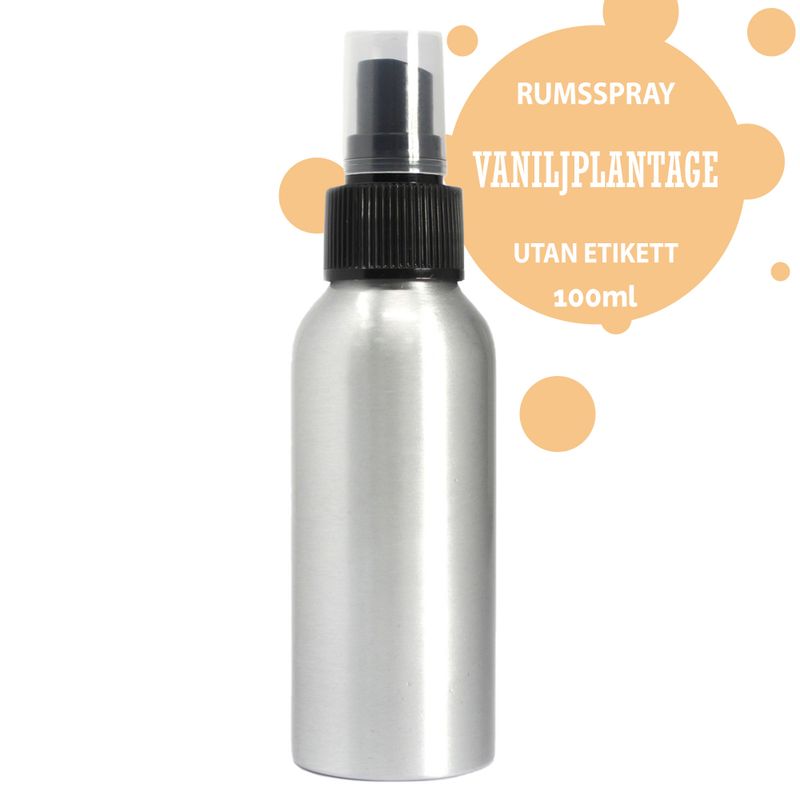 100ml Roomspray - Vanilleplantage - Witte Label