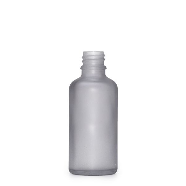 10ml Mat Grijze Glazen Druppelfles – Zonder Dop