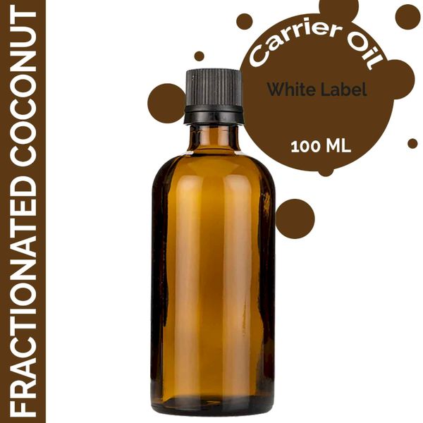 Gefractioneerde Kokosnoot Draagolie - 100ml - White Label