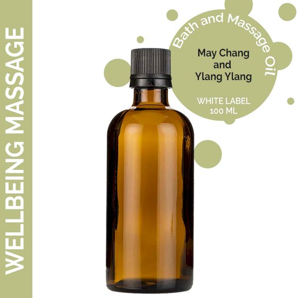 Welzijn Massage olie 100ml - Wit Label