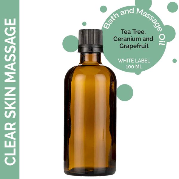 Heldere huid Massage olie 100ml - Wit Label