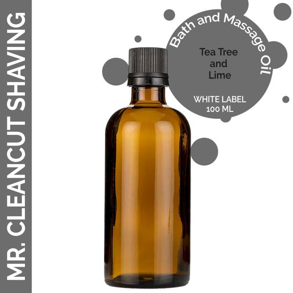 Mr Clean Cut Scheerolie- 100ml - Wit Label