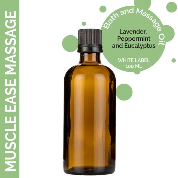 Spiergemak Massage olie 100ml - Wit Label
