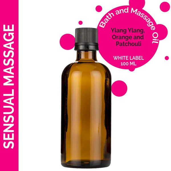 Sensueel Massage olie 100ml - Wit Label