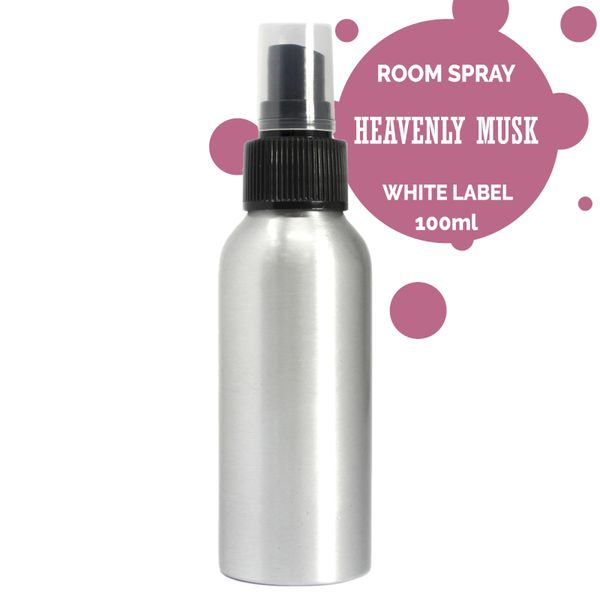 100ml Roomspray - Hemelse Musk - White Label