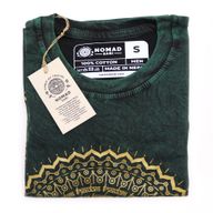 Kleine Steen Gewassen T-shirt - Mandala - Groen