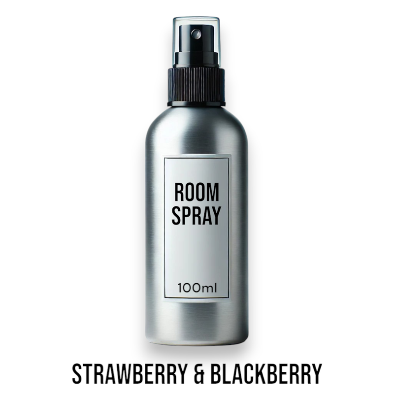 100ml Roomspray - Witte Aardbei & Braam - Witte Label