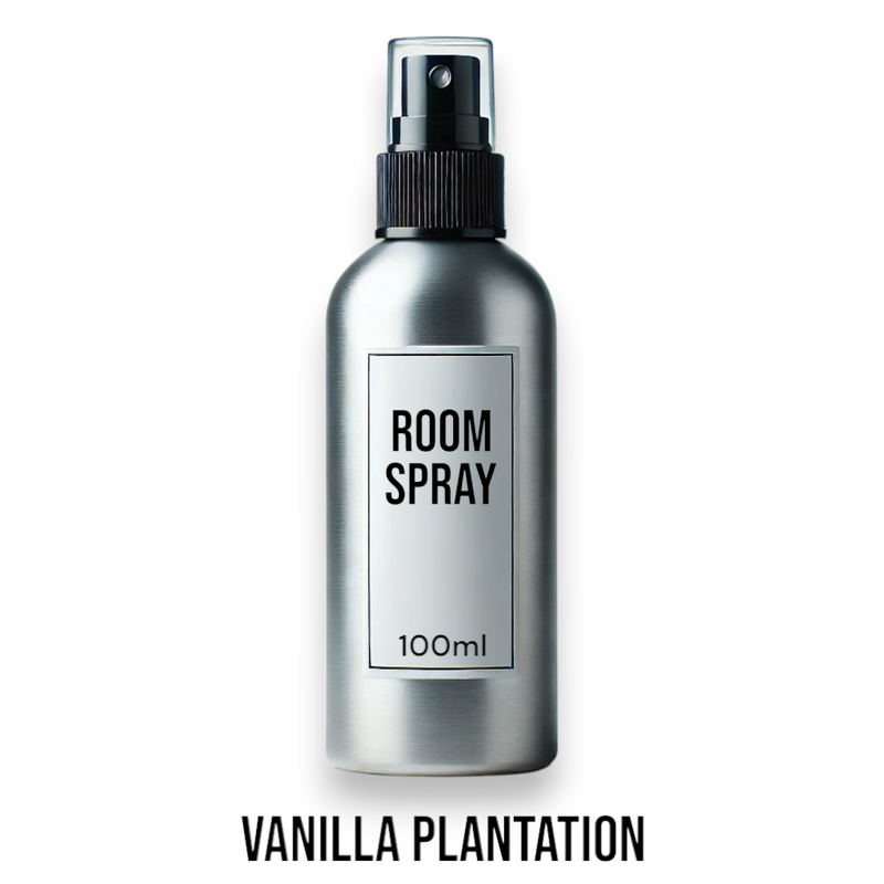 100ml Roomspray - Vanilleplantage - Witte Label