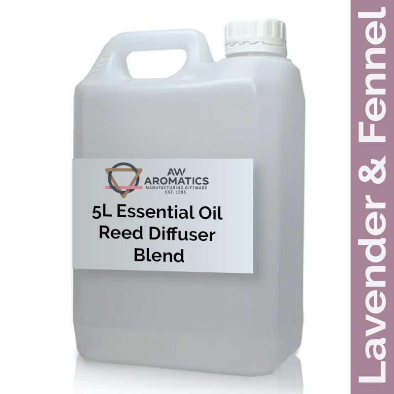 5l Essentiële Olie Geurstokjes Blend - Lavendel & Venkel