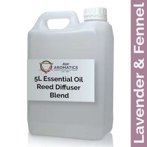 5l Essentiële Olie Geurstokjes Blend - Lavendel & Venkel