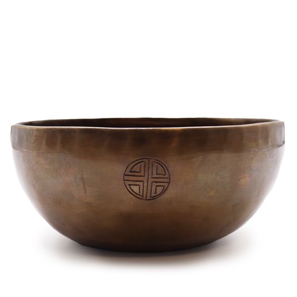 Extra Grote Indiase Maansfaseslagkom - (ongeveer 1500g) - 22cm