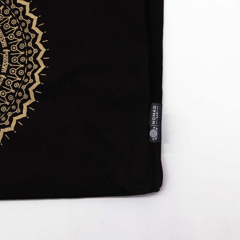 Extra Grote Draagtas (38x15x43cm) Chocolade Steenwas 14oz - Vrijheid Mandala
