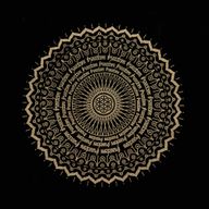 Extra Grote Draagtas (38x15x43cm) Chocolade Steenwas 14oz - Vrijheid Mandala