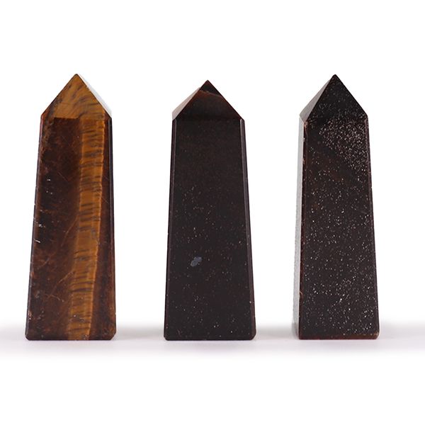 Edelsteen Obelisk Punt ca. 5 cm – Tijgeroog
