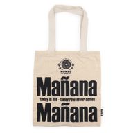 Iconische Basic Draagtas - Mañana Mañana - (40x36cm) - Naturel 4oz