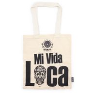 Iconische Basic Draagtas - Mi Vida Loca - (40x36cm) - Naturel 4oz