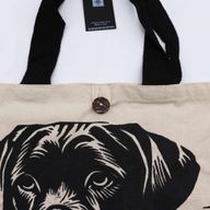 Iconische Classic Draagtas - Het is een Hondenleven - Wit 10oz (36x43x10cm)
