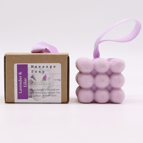 Massagezeep in een Doos - Lavendel & Lila