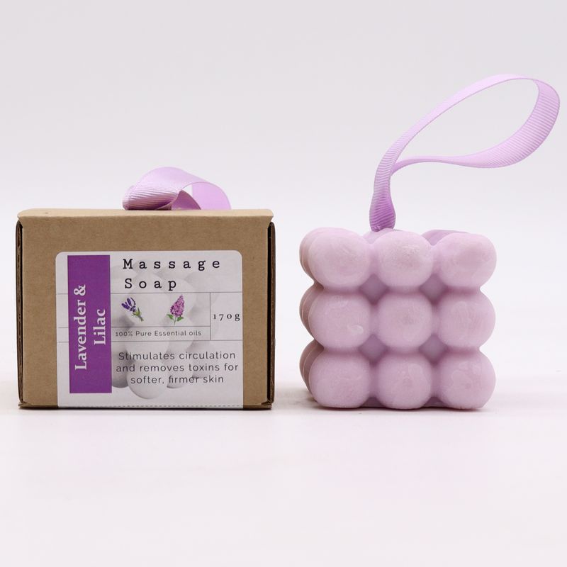 Massagezeep in een Doos - Lavendel & Lila
