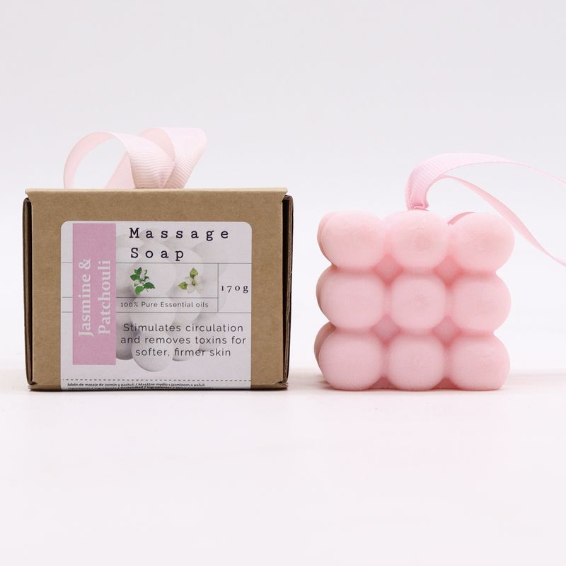 Massagezeep in een Doos- Jasmijn & Patchouli