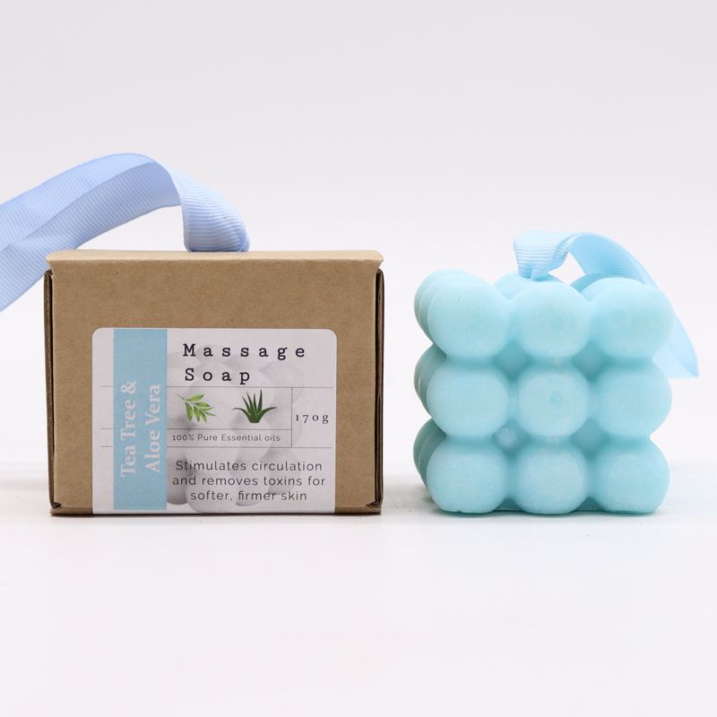 Massagezeep in een Doos - Tea Tree & Aloë Vera