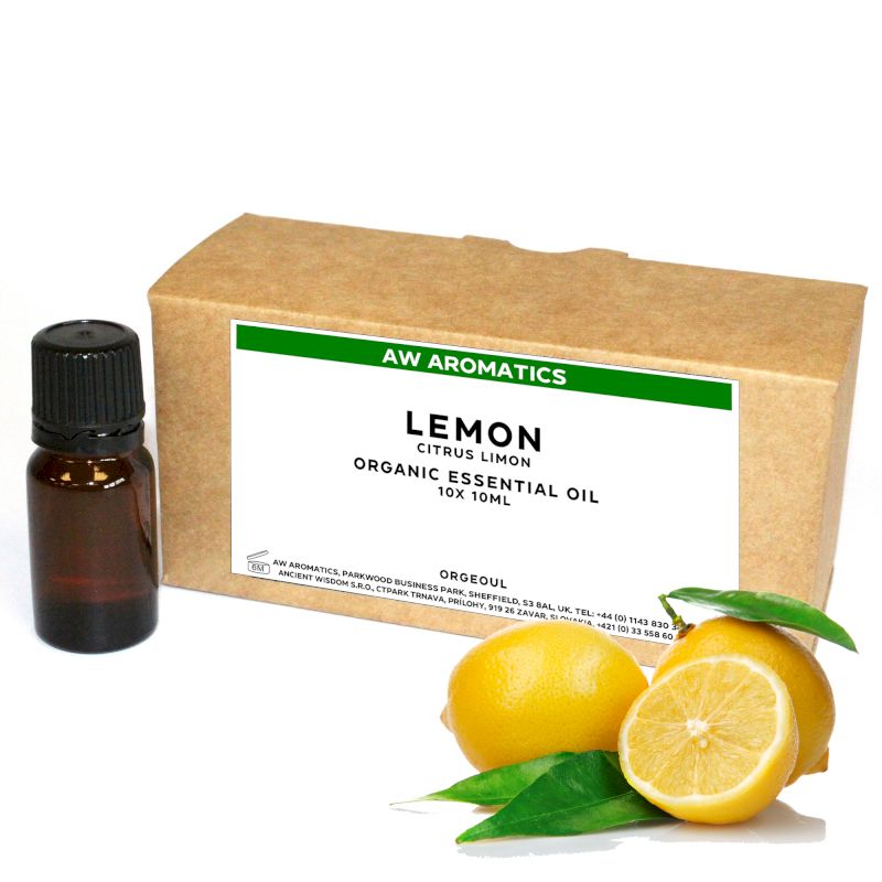 Citroen Biologische Essentiële Olie 10ml - ONGELABELD