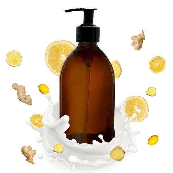 Gember & Sinaasappel Lotion 300ml - Zonder Label