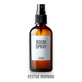 Feestelijke Ochtend Kamer Spray 100ml - Witte Label