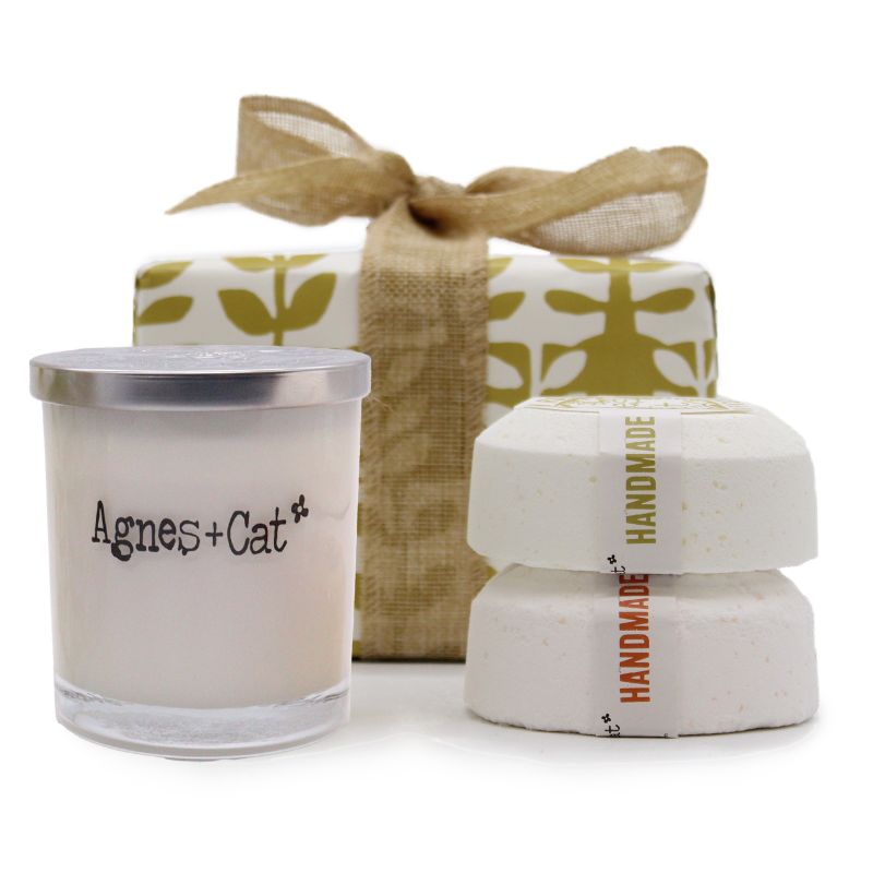 Cadeaubox - Verse Citrus (Kaars) + Clementine & Mor.Roll (Bruis)
