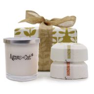 Cadeaubox - Verse Citrus (Kaars) + Clementine & Mor.Roll (Bruis)