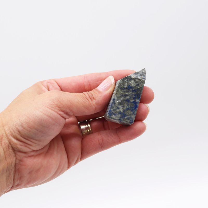 Bulk Edelsteenpunten ca. 6 cm (0,5 KG) – Afghaanse Lapis (ca. 8 stuks)