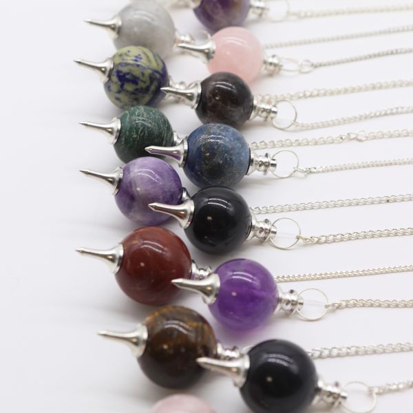 Pendulum Starterset Edelstenen (12x 3 Kristallen) 4 cm – Bollen