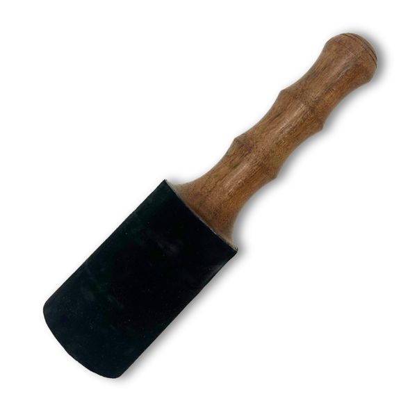 Houten Stok – 18x4 cm – Dubbel Gebogen Handvat Ringer