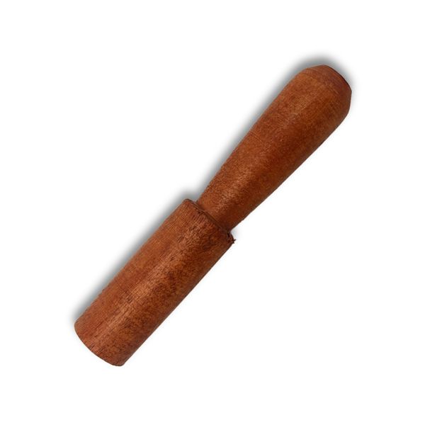 Houten Stok – 13 cm – Gevormd Handvat – zonder leer