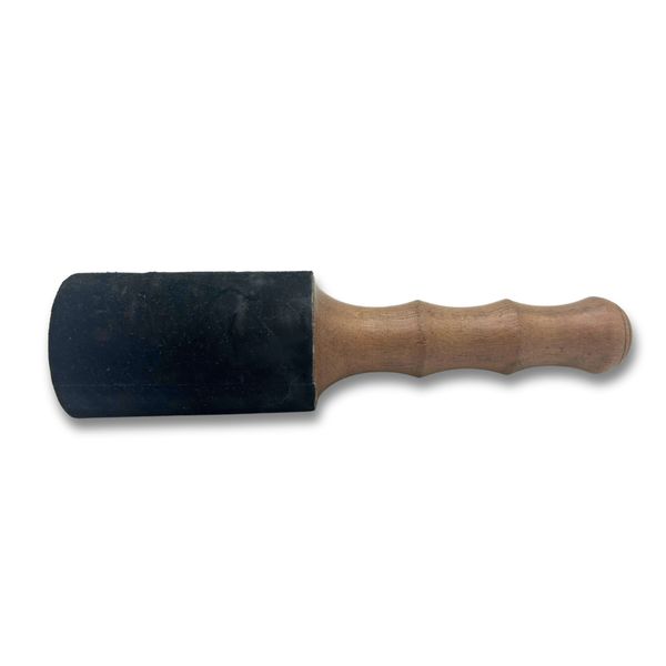 Houten Stok – 18x4 cm – Dubbel Gebogen Handvat Ringer