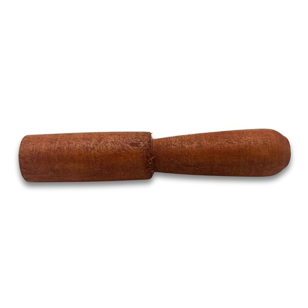 Houten Stok – 13 cm – Gevormd Handvat – zonder leer