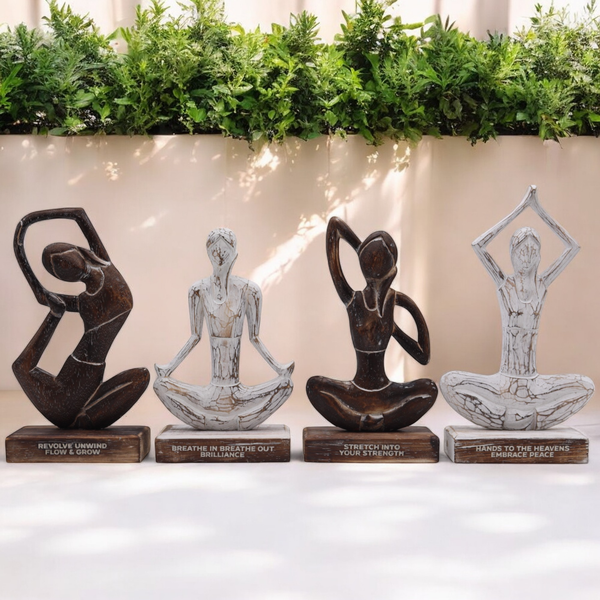 Houten Yoga Dames