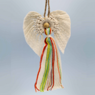 Hati-Hati Macrame Engel in Geschenkdoos
