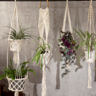 Macramé Plantpot Houder