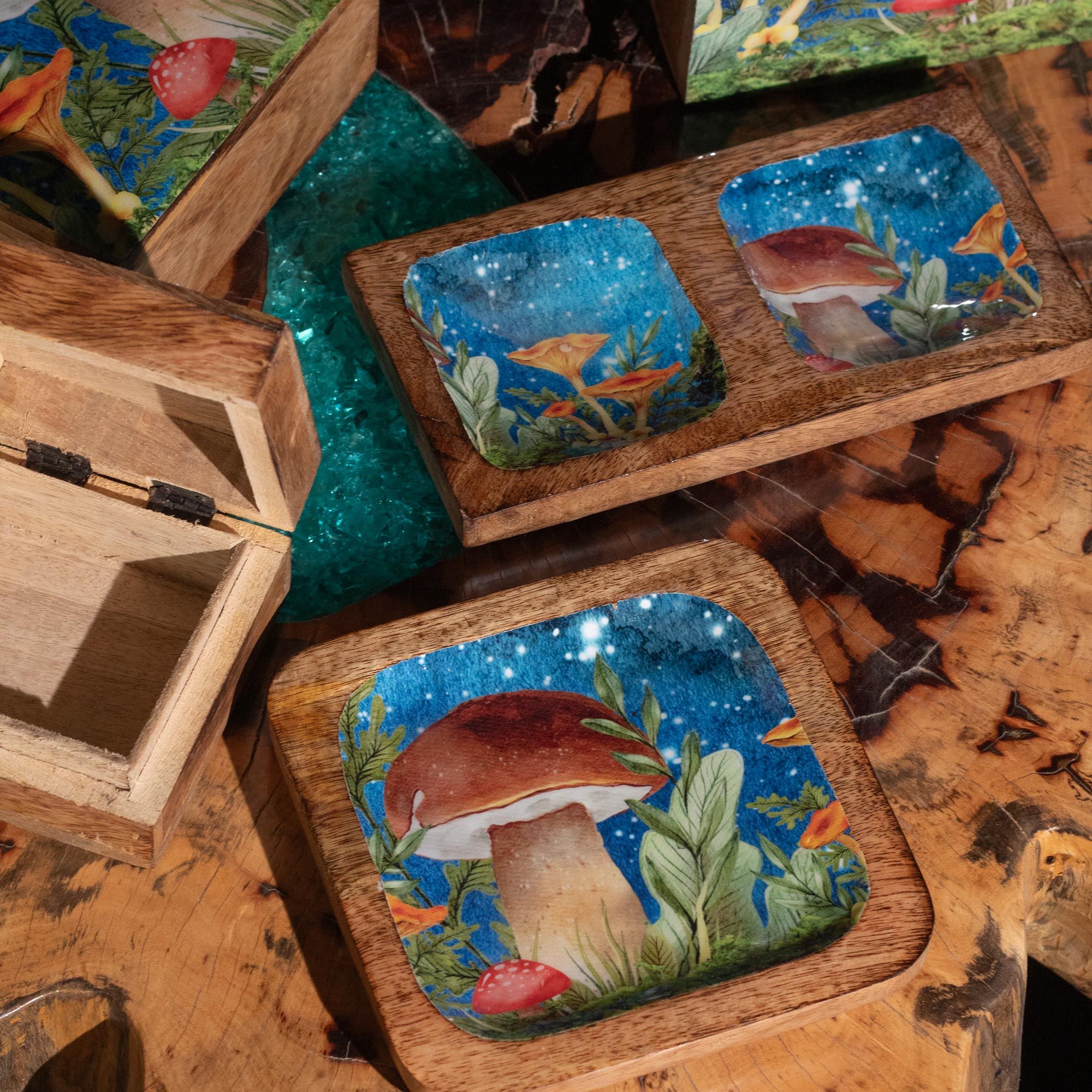 Groothandel Geëmailleerde Dozen en Sieradenbakjes met Paddenstoel Design