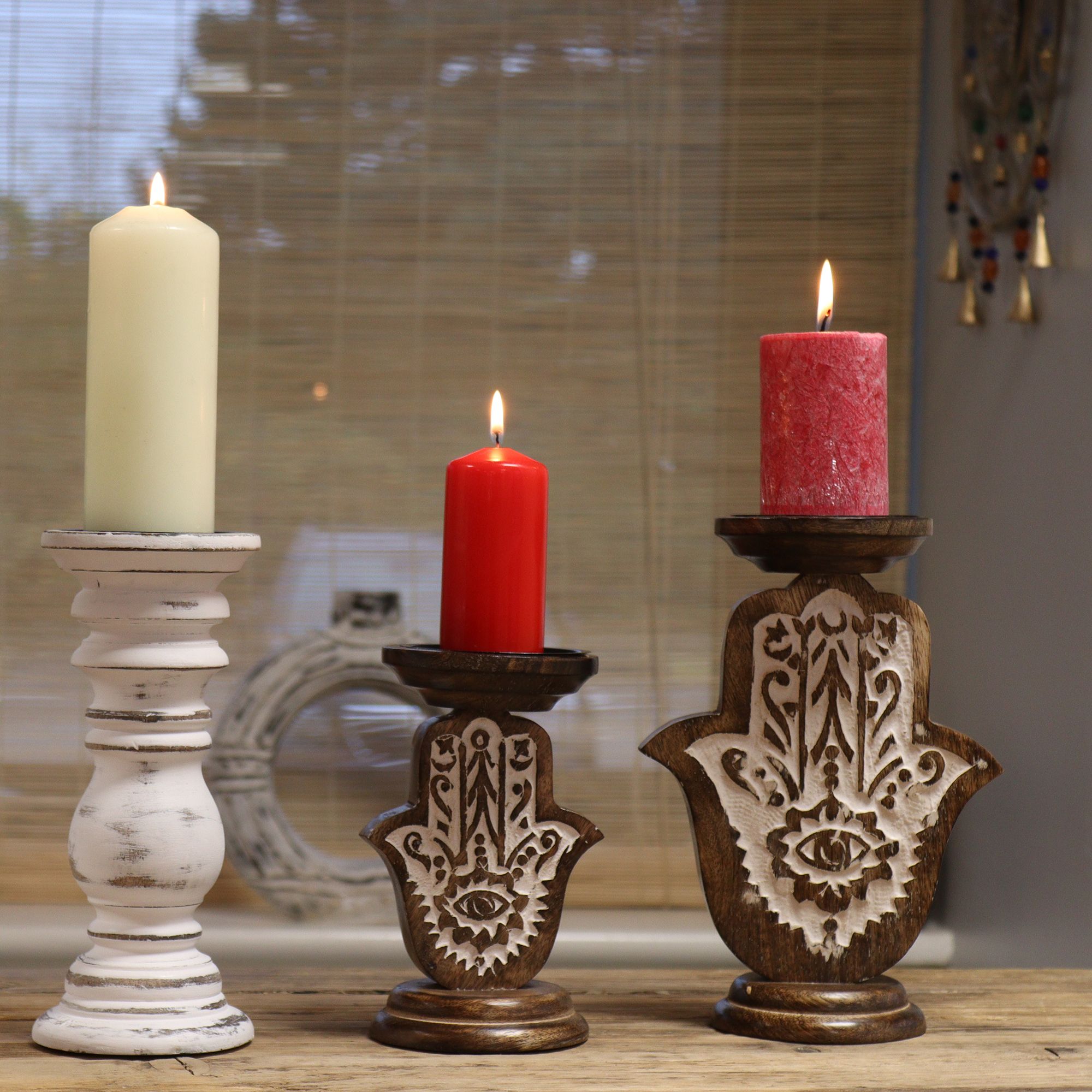 Groothandel Houten Kaarshouders