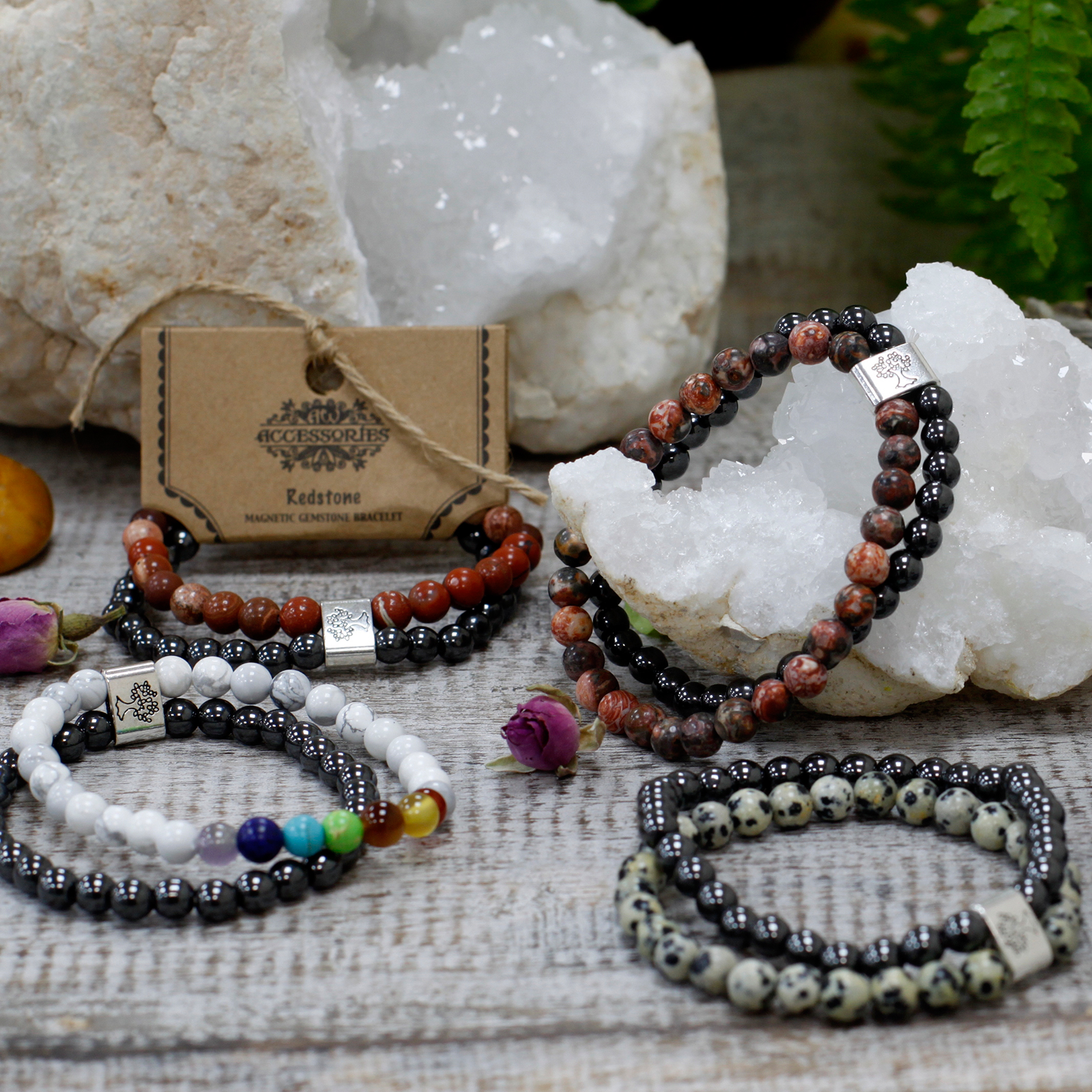 Magnetische Edelsteen Armbanden