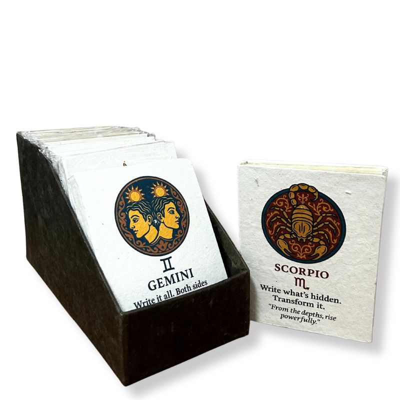 Middelgrote Tibet Style Sterrenbeeld Notitieboeken - In Displaydoos