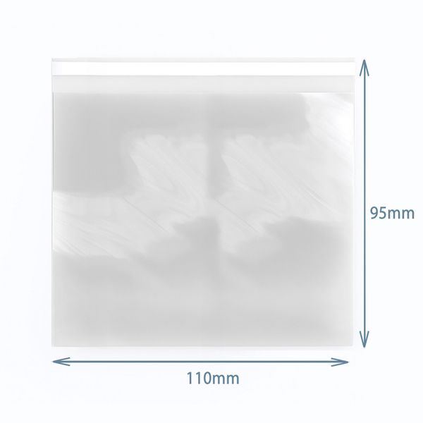 Polypropylene Ritssluiting Verzegeld Zakje110x95mm (500)