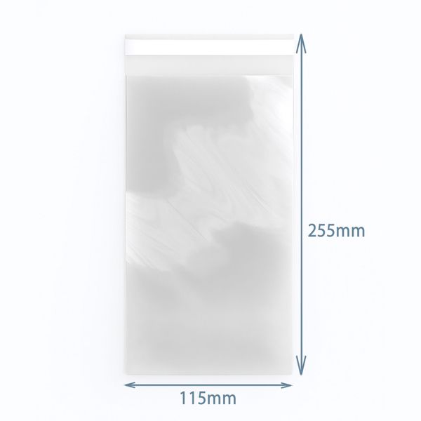 Polypropylene Ritssluiting Verzegeld Zakje 255x115mm (500)