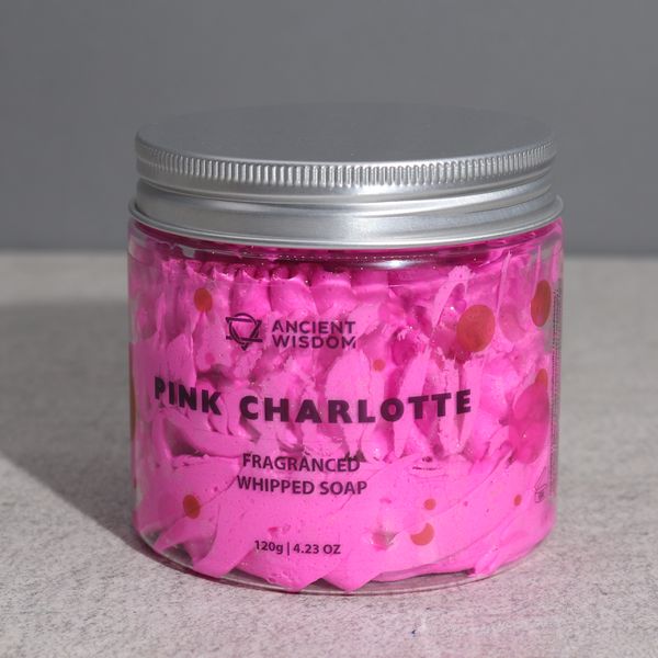 Pink Charlotte Slagroomzeep 120g