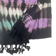 Boho Java Art Sjaal – Multistrepen – 62x200cm