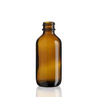 60ml Amber Glazen Boston Fles - Zonder Dop